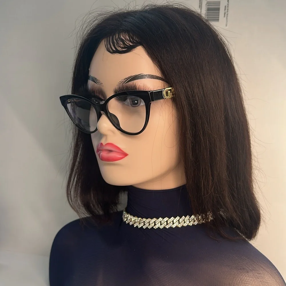 💯 - New - Authentic Fendi Demo Cat Eye Ladies Eyeglasses FE50026I 001 53